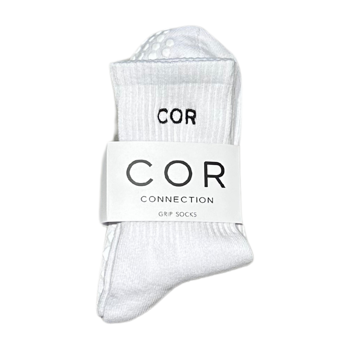 Core Grip Socks - White